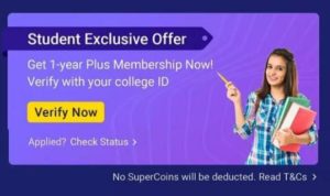 Flipkart Plus Student Offer