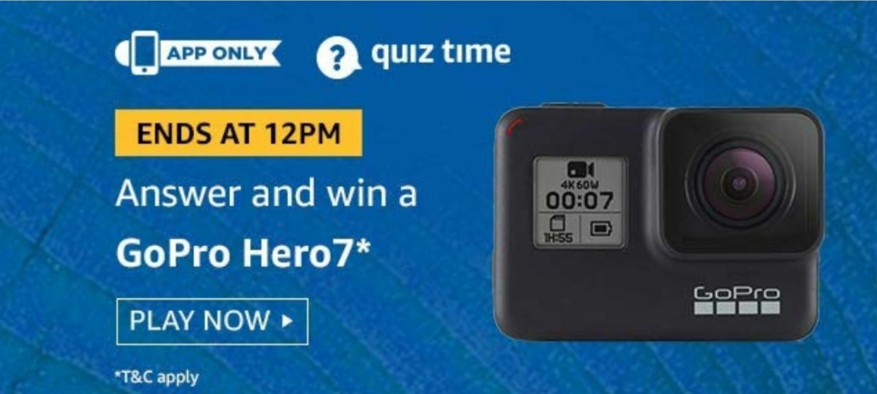 Amazon GoPro Hero7 Quiz Answers