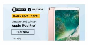 Amazon Apple Ipad Pro Quiz Answers - November