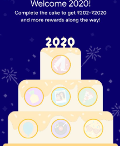 Google Pay 2020 Complete Cake Offer