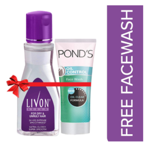 (BEST) Livon Hair Serum + Ponds Facewash Combo In Just ₹120