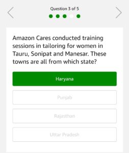 [Answers] Amazon Joy Of Giving Quiz - Win ₹20000 Pay | 5 Winners