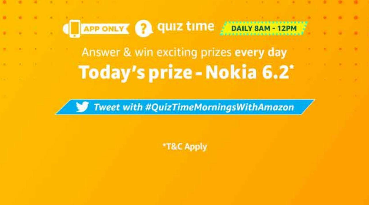 Amazon Nokia 6.2 Quiz Answers