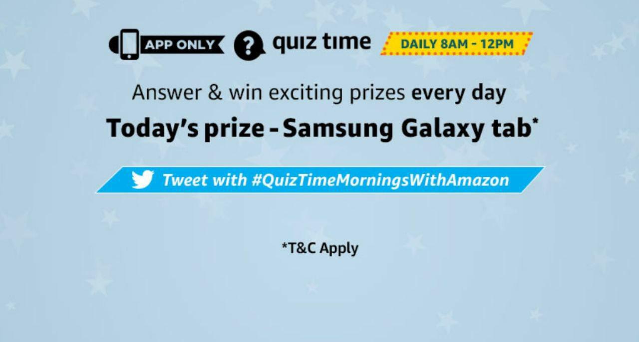 Amazon Samsung Galaxy Tab Quiz Answers