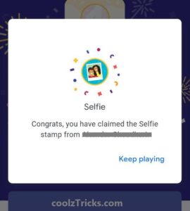 How To Get Selfie Stamp