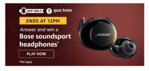 Bose Headphone Quiz Answers