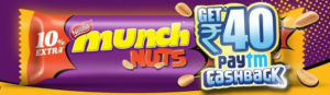 PayTM Munch Offer , Redeem Page