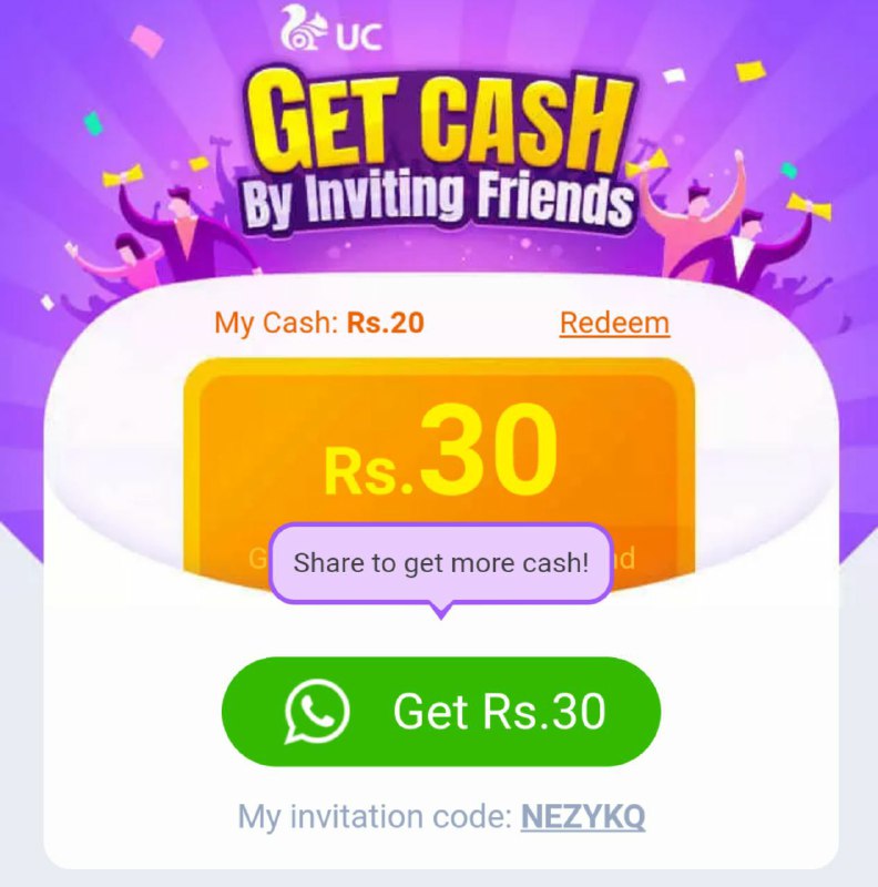 UC Browser Mini Refer Earn Free PayTM Cash