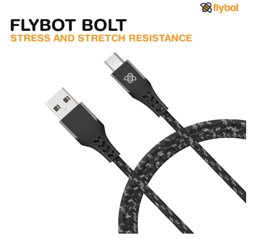 [Loot] Flybot Bolt Rugged USB Fast Charge Cable @ Just ₹99 (Worth ₹499)