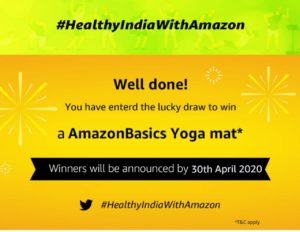 Amazon Spin & Win - Healthy India