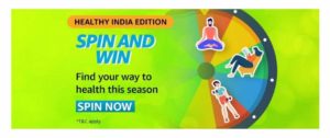 Amazon Spin & Win - Healthy India