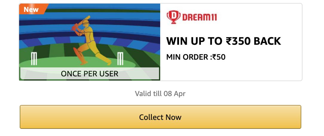 Amazon Dream11 Offer