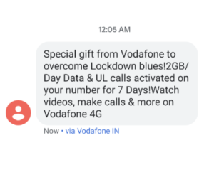 Vodafone Free Internet