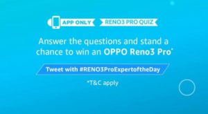 Amazon Oppo Reno 3 Pro Quiz