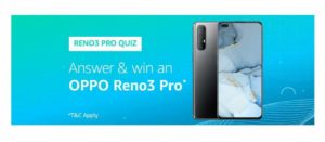 Amazon Oppo Reno 3 Pro Quiz
