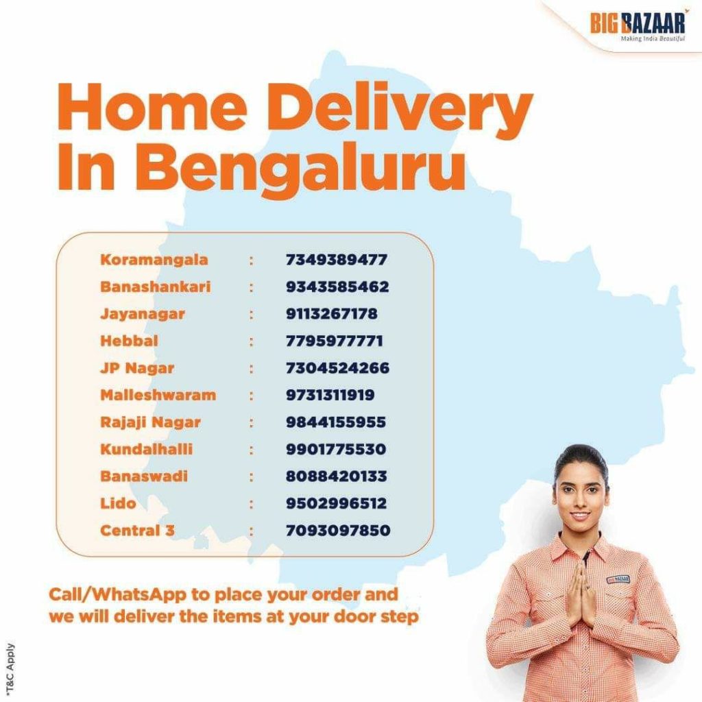 Big Bazaar Free Home Delivery Service 