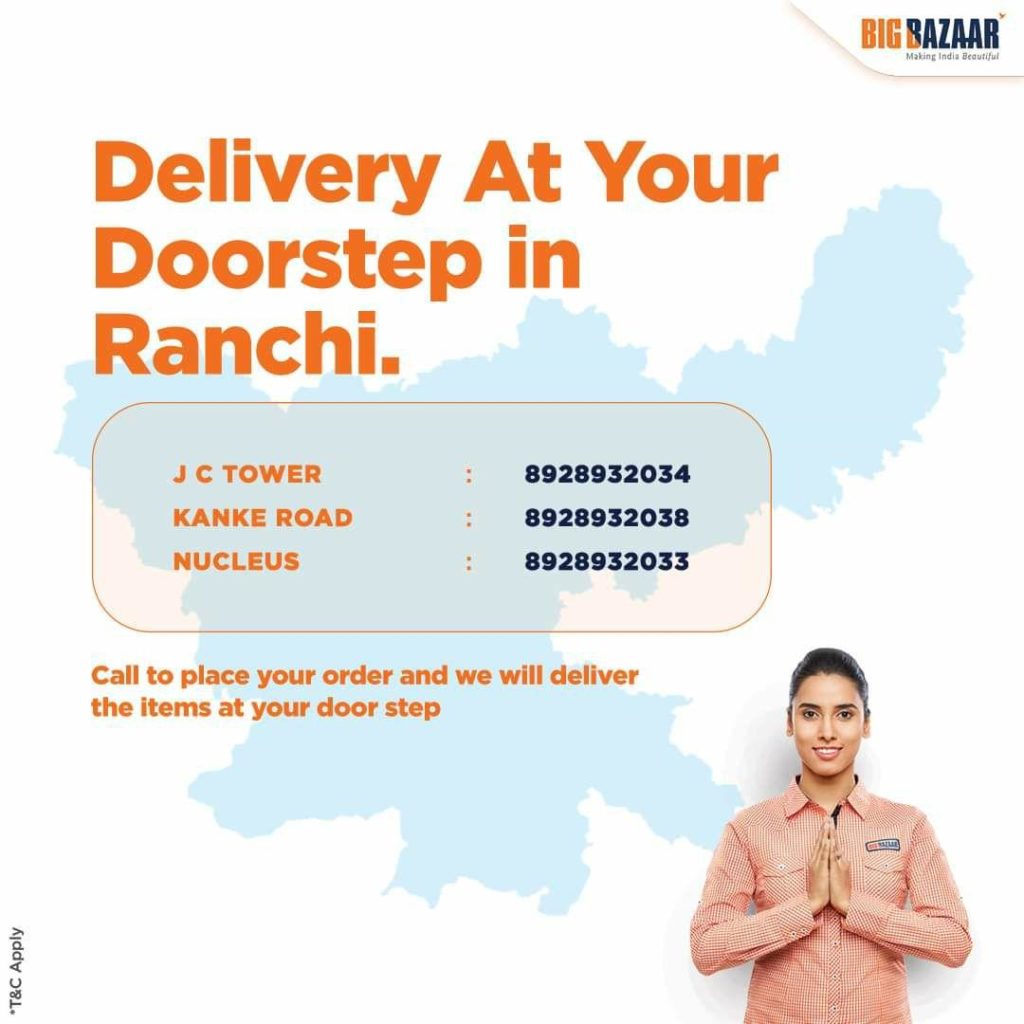 Big Bazaar Free Home Delivery Service 