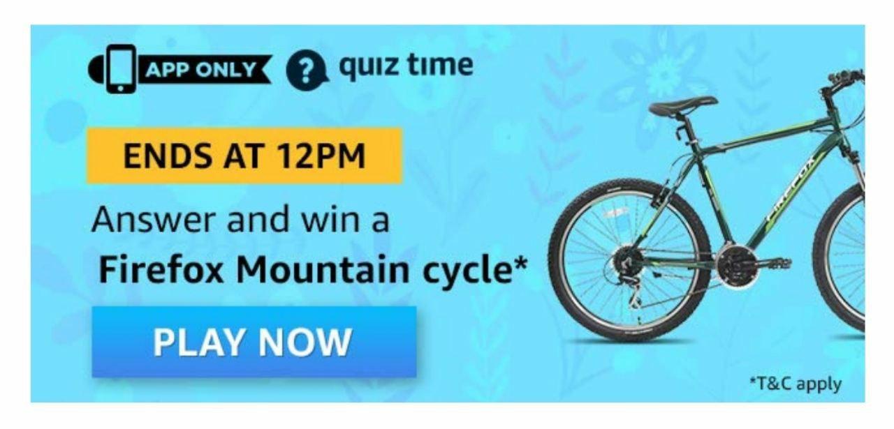 Amazon Firefox Mountain Cycle Quiz