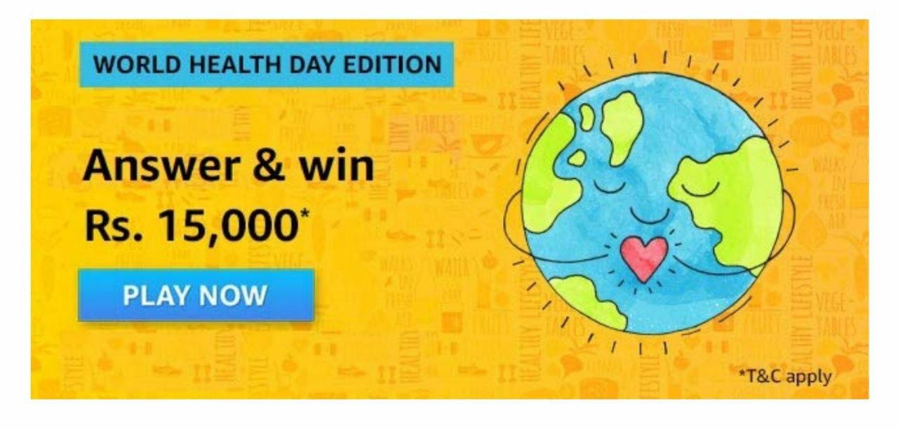 Amazon World Health Day Quiz Answers