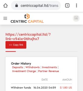 CentricCapital Payment Proof