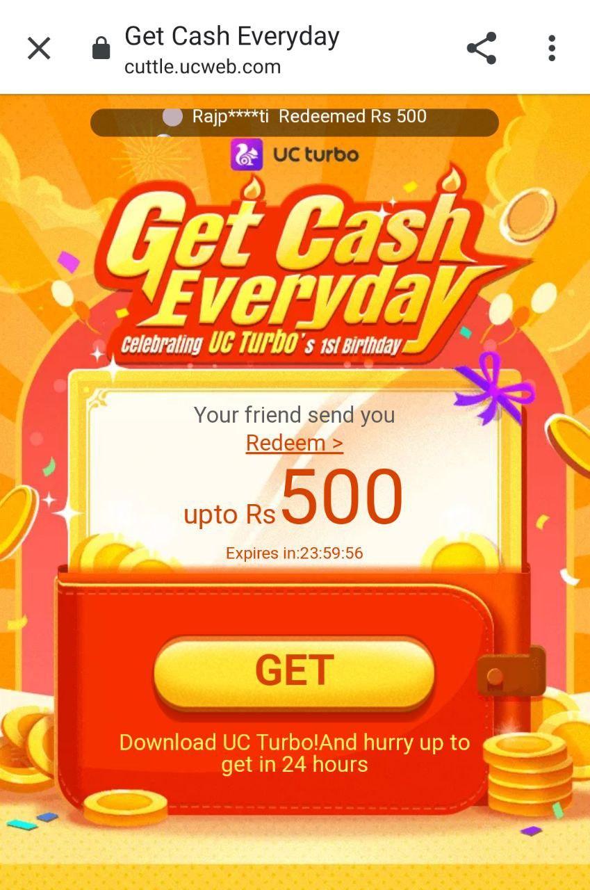 UC Turbo Refer Earn