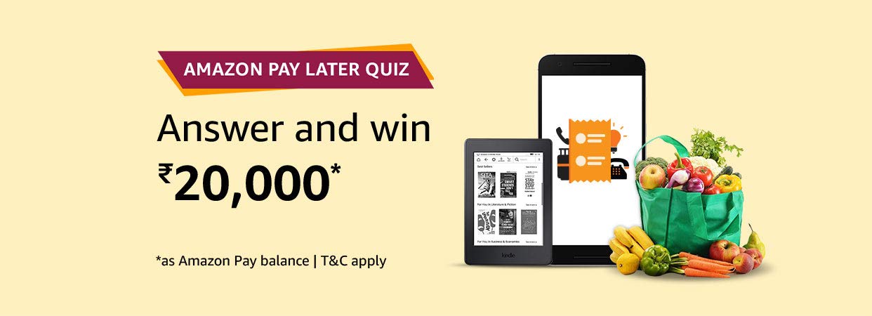 Amazon Pay Later Quiz Answers