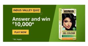 Amazon Indus Valley Quiz Answers