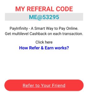 PayInfinity App Refer Earn