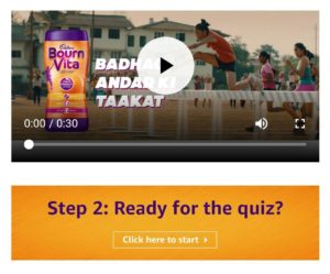 Amazon Bournvita Quiz Answers