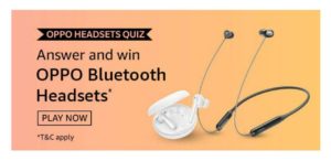 Amazon Oppo Headsets Quiz Answers