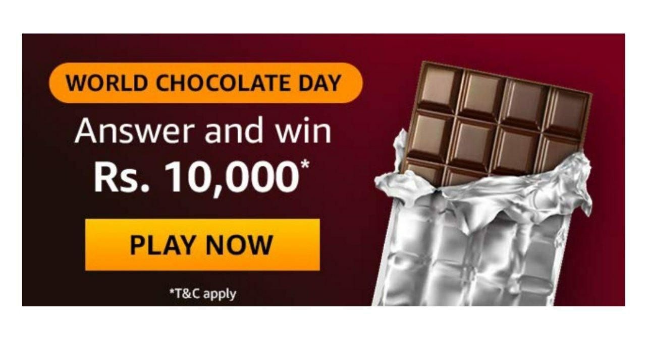 Amazon World Chocolate Day Quiz Answers