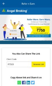Angel Broking Refer Earn