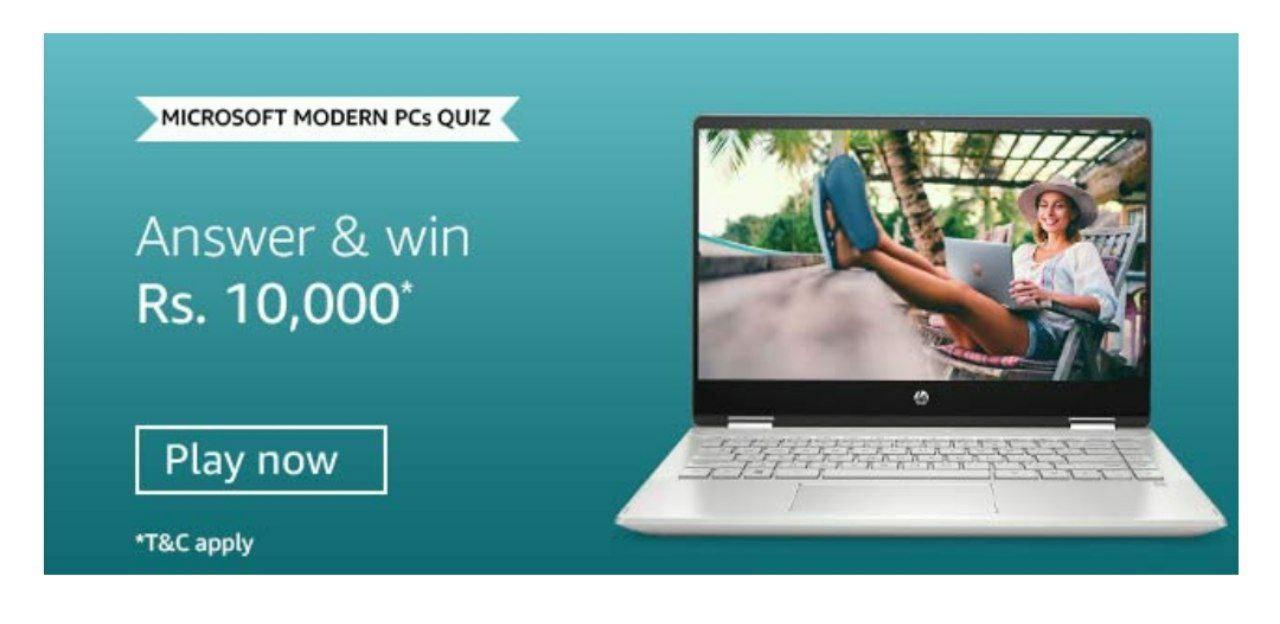 Amazon Microsoft Modern PC's Quiz Answers