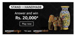 Amazon Stand For Handmad Quiz Answers