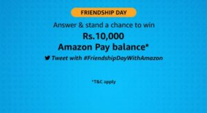 Amazon Friendship Day Quiz Answers