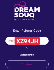 Dreamsouq App Referral Code