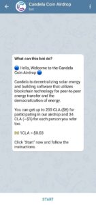 Candela Coin Air Drop Refer Earn