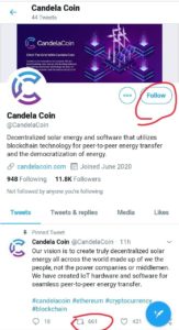 Candela Coin Air Drop Refer Earn