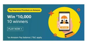 Pay Insurance Premium On Amazon Quiz Answers