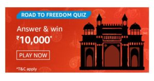 Amazon Road To Freedom Quiz Answers