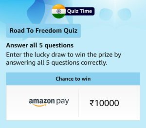 Amazon Road To Freedom Quiz Answers