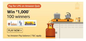 Pay For LPG On Amazon Quiz Answers