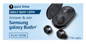 Amazon Samsung Galaxy Buds Quiz Answers