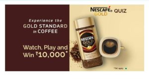 Amazon Nescafe Gold Quiz Answers