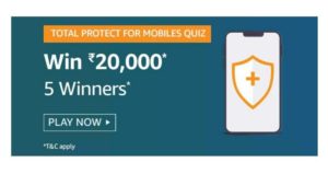Amazon Total Protect For Mobile Quiz Answers