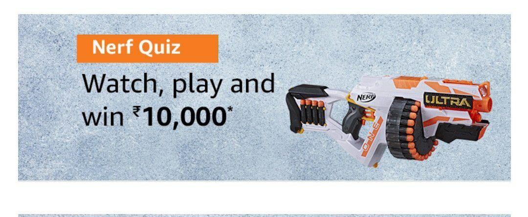 Amazon Nerf Quiz Answers