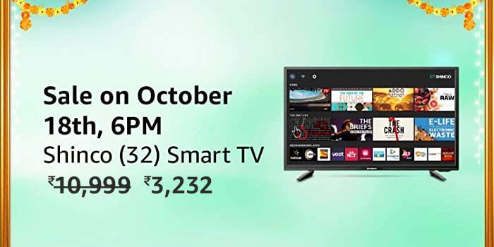 Shinco 32 inch TV Amazon Flash Sale