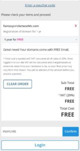 Get .com Domain Free