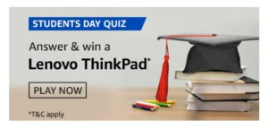 Amazon Students Day Quiz Answers