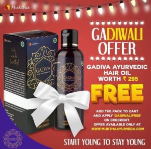 Free Sample Muktha Gadiva Ayurvedic Hair Oil